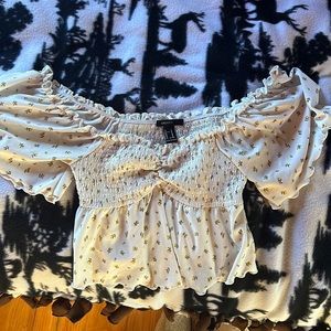 Forever 21 White Blouse